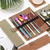 304 Stainless Steel Tableware Set, Outdoor Portable Tableware Bag, Knife, Fork, Spoon, Chopsticks, Straw Set, Dishes, Full Set
