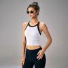 Mitaogirl Kendall Wind Sports Vest Women Running Fitness Top I-Shaped Yoga Clothes Outer Wear Shockproof Bra