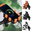Motorcycle Phone Holder High Quality Vibration Dampener Motorbike Navigation Bracket Anti-Shake Bike Motorcycle Mobile Stand