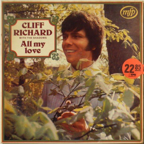 

LP Record CLIFF RICHARD - All My Love MFP5161 Music For Pleas Italy Pop Used