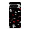 Case for Google Pixel 9 Pro XL NIKE JORDAN WHITE RED Black Background