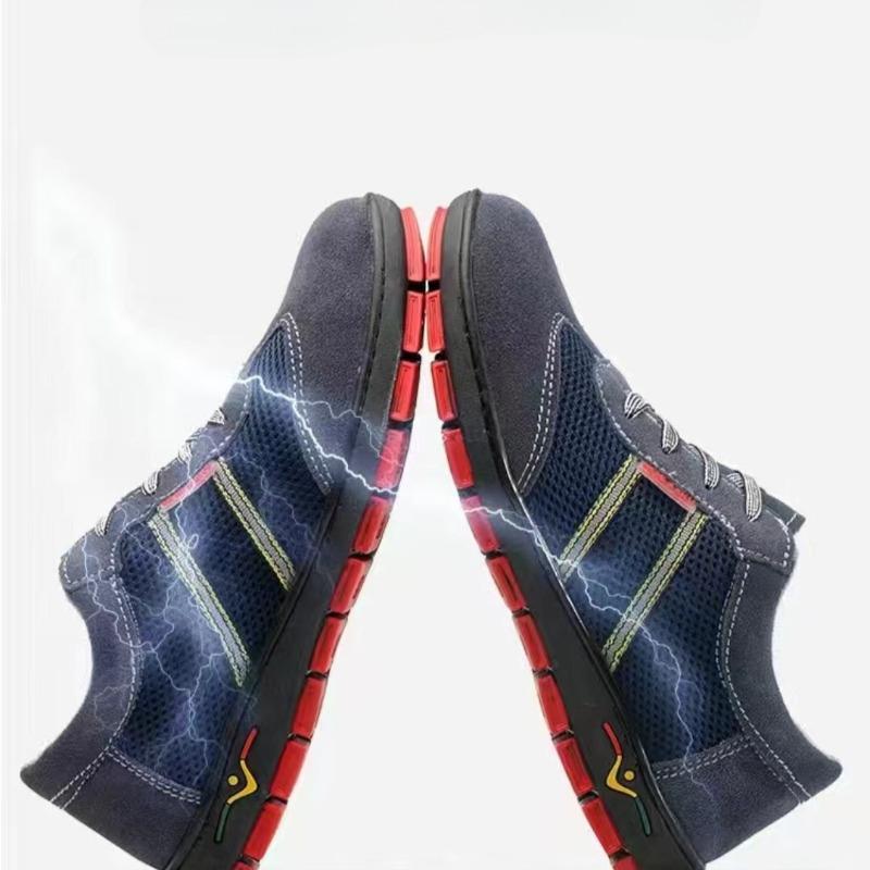 Isolierung Elektriker Rutschfest Abriebfest Atmungsaktiv Deodorant Leicht Lässig Reines Rindsleder Arbeitsschuhe