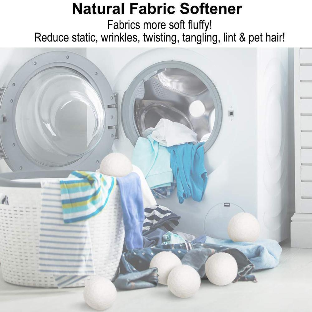 Clothes Wool Dryer Balls Laundry Tumble Dryer Balls 6cm Dryer Balls Laundry Softener Reusable Home Washing Machine Accessories