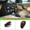NEW!!! ABS Carbon Fiber For Land Rover Freelander 2 2007-15  Car Gear Lever Decoration Protective Cover Sticker Car Accessories