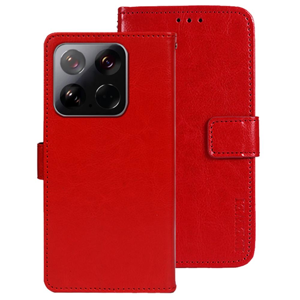 

IDEWEI For Xiaomi 15 Stand Case Crazy Horse Texture Leather Phone Cover E