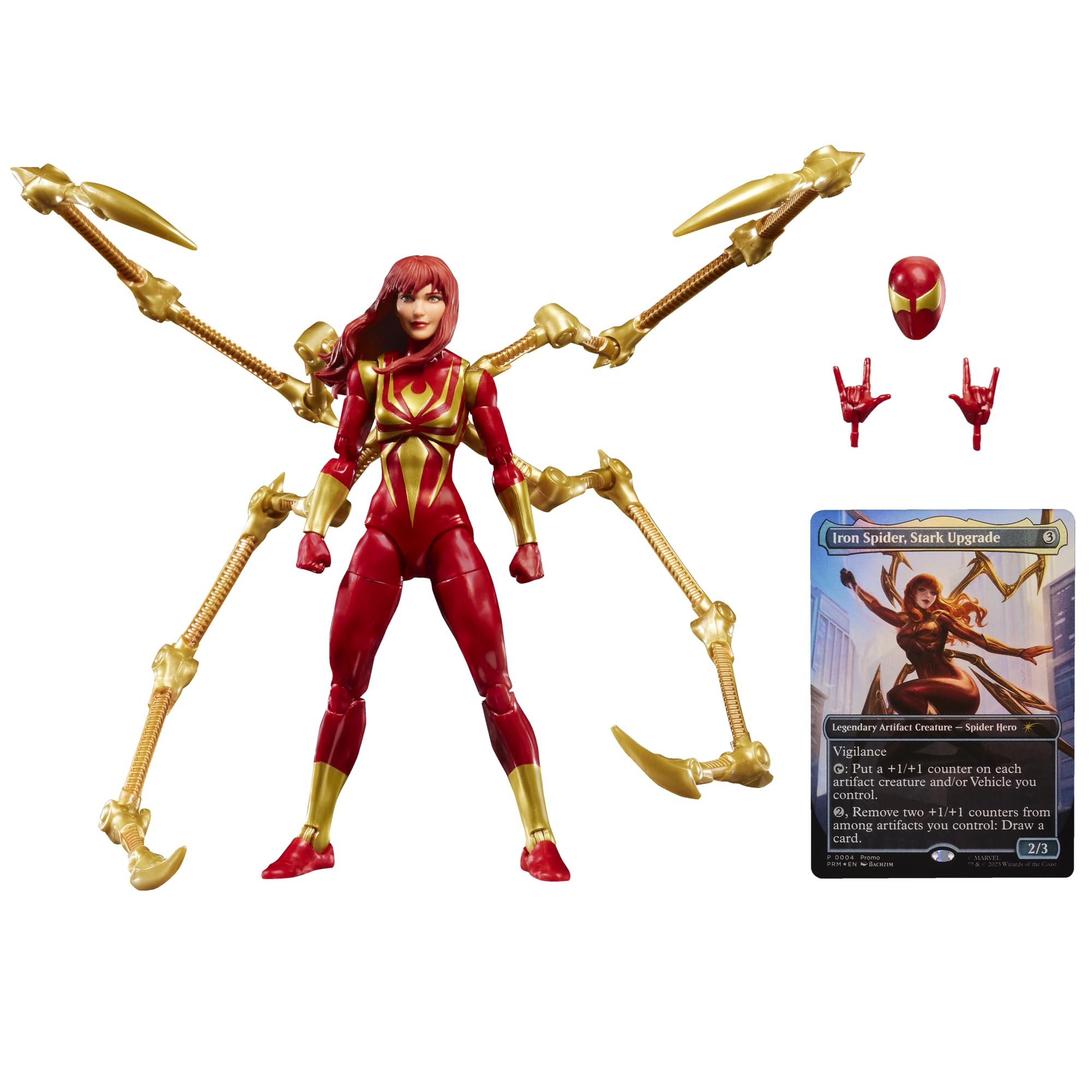

Hasbro Marvel Legends Series The Mary Jane Watson 15 cm Action Limited Edition Foil Collectible Card Game Trading Card Authentic Magic Gathering