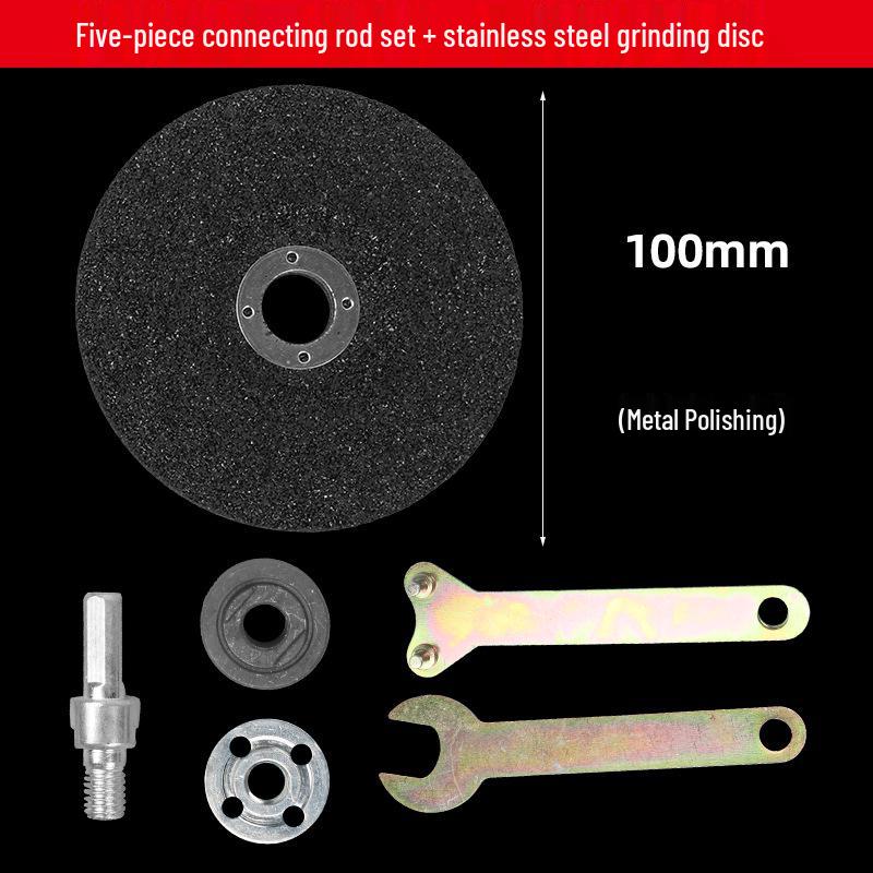 Angle Grinder Adapter Kit for Electric Drills: Saw Blade, Cutting Disc & Polishing Accessories