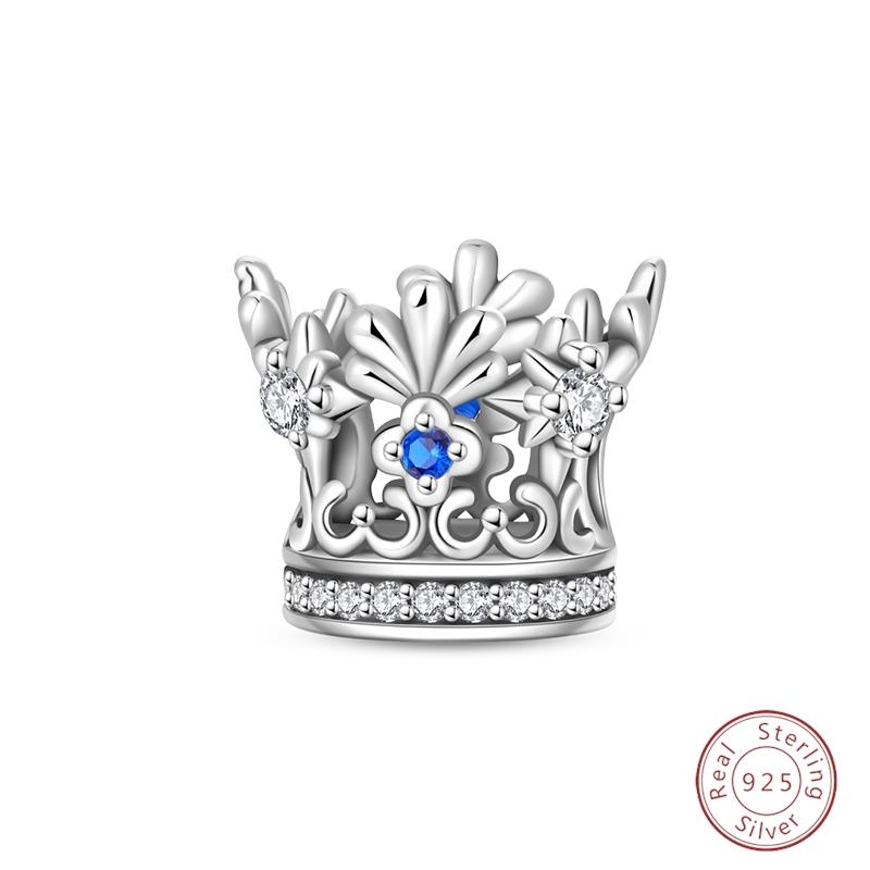 

Sweety Copper Cake Poodle Crown Flowers Lover Luminous Charms Beads Fit 3Mm Bracelets Diy Fine Jewelry Making