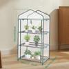 Garden Greenhouse Weatherproof Plant Grow House Cover Transparent Frost Protection Greenhouse Cover with Roll Up Double Zipper