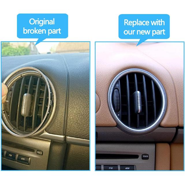 Car Front Dashboard Air Conditioner AC Vent Grille Outlet Panel,for Porsche Boxster Cayman 987 2006 2007-2012