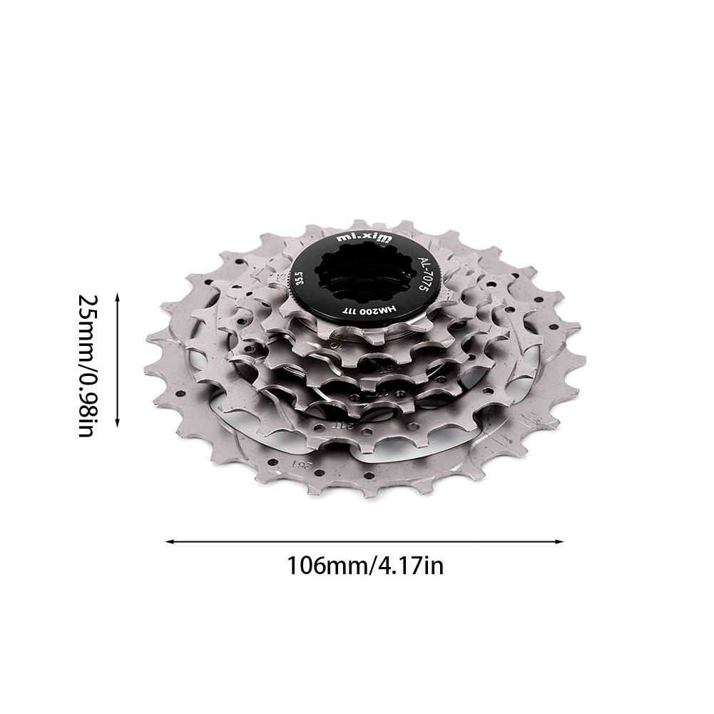 5/6/7 Speed Bike Freewheel 11-28T/11-26T/11-21T Bike Cassette Freewheel Cassette for Brompton Folding Bicycle Cassette Flywheel