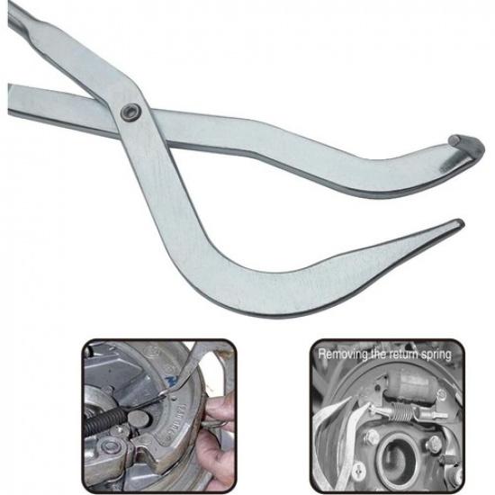 Brake Spring Pliers, Drum Brake Tool Kit, Double-Ended Carbon Steel Construction