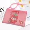 Cartoon Print PVC Coin & Card Holder - Multiple Patterns, Student Small Item Storage Bag