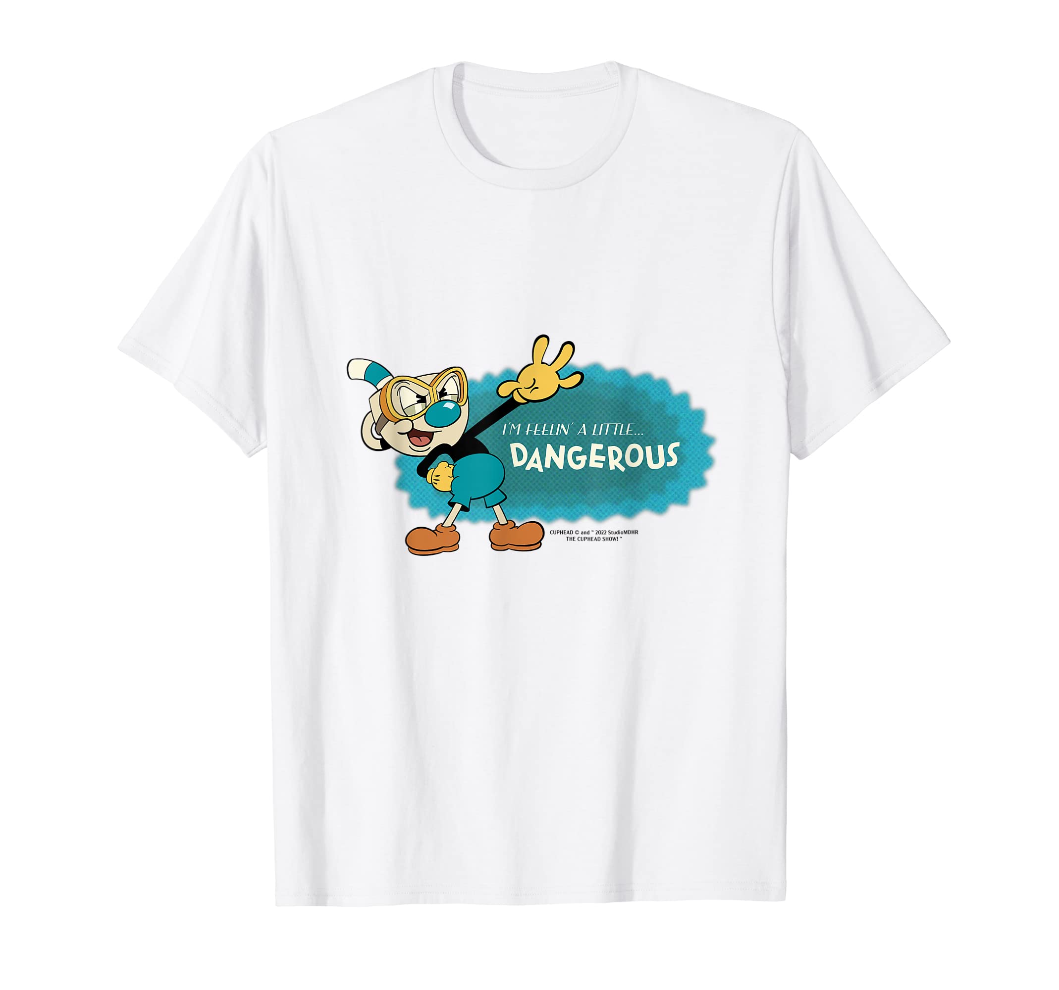 Cuphead Show! Mugman  I m feelin  a little…Dangerous  T-shirt