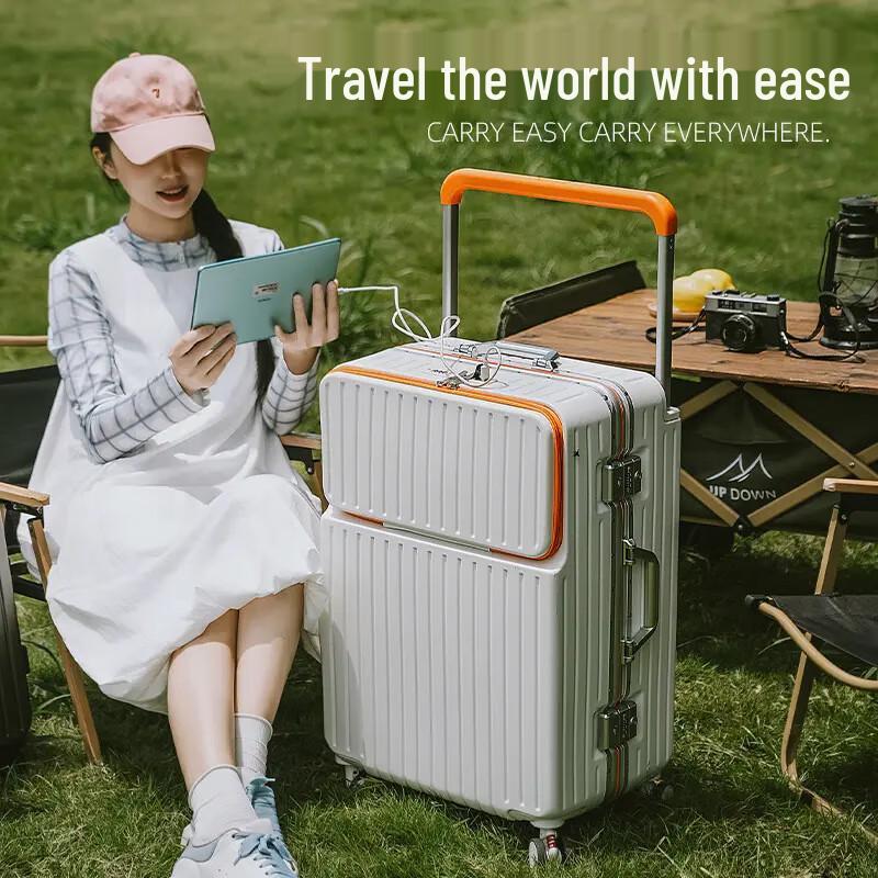 ZUOYO Aluminum Frame Travel Suitcase 20 inches