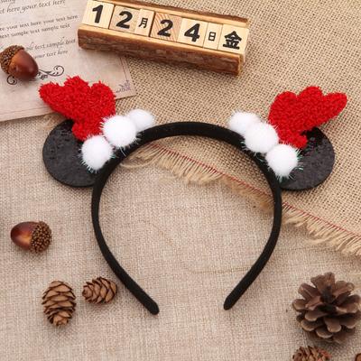 Christmas Mickey Headband Hairpin Headband Versatile Bow Head Buckle Duck Beak Clip Hair Accessories Christmas Ornaments