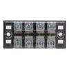 50pcs Terminal Blocks Dual Row 25A 600V Good Electrical Conductivity Screw Terminal Strip Blocks for Distribution Box