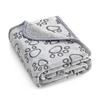 Winter Soft Dog Blanket Washable Cat Blanket for Indoor Cats Mat Large Medium Small Dog Gifts Puppy Essentials (Grey) Bed