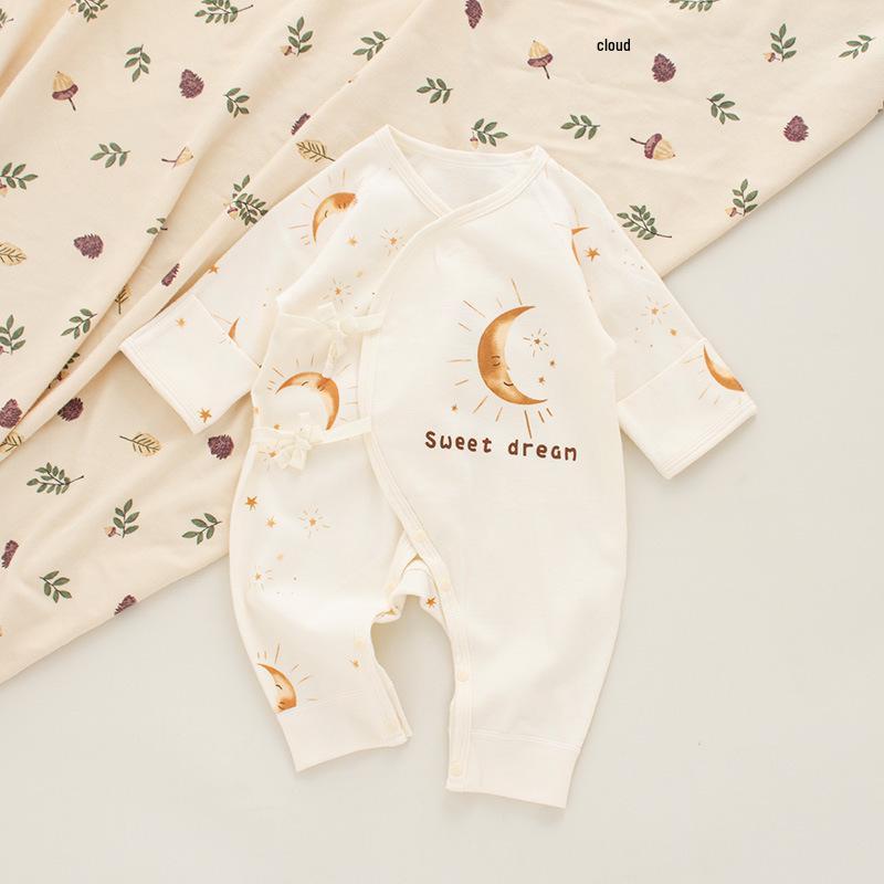 

Nordic Moon Cotton Newborn Romper & Hat Set One Size