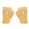 Children's Half-Finger Warm Gloves with High Elasticity and Self-Heating German Velvet, Anti-Frostbite.