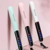 Yongri Dual-Use Hair Tool: 4-Speed Straightening & Curling Iron with Temperature Control for Salon and Home Use