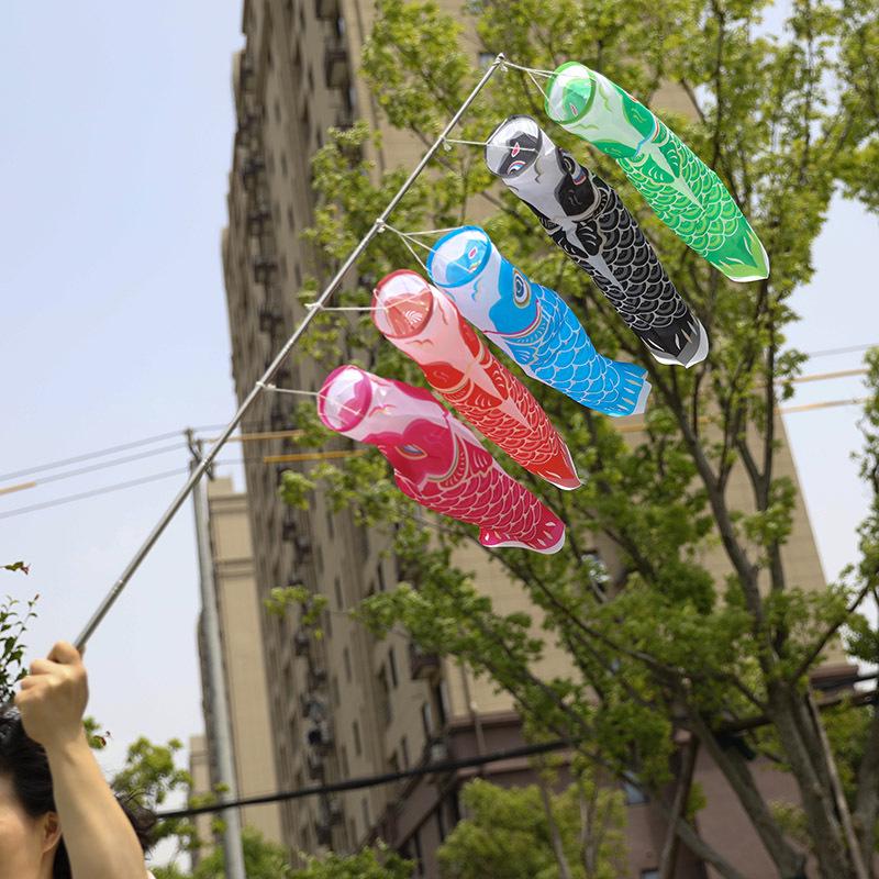 Japanese Style Carp Streamer - Sushi Restaurant Decoration Banner