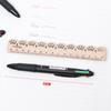 2/5/8pcs 0.7mm Retractable Stationery Chunky Multicolor Ballpoint Pen Gel Pen Writing Tool 4 in 1