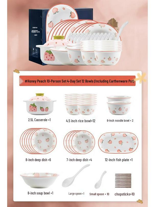 

Mode Lanka Cute Ceramic Dinnerware Set