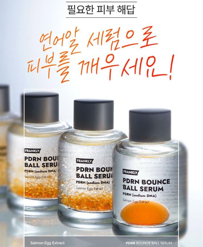 Frankly PDRN Bounce Ball Serum 30ml — Elastizitäts- & Hautvitalitäts-Serum