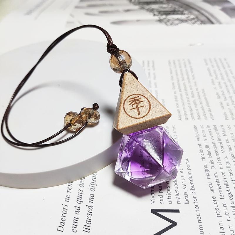 All Seasons Zen Tea Car Aromatherapy Pendant - Long-Lasting Fragrance for Rearview Mirror