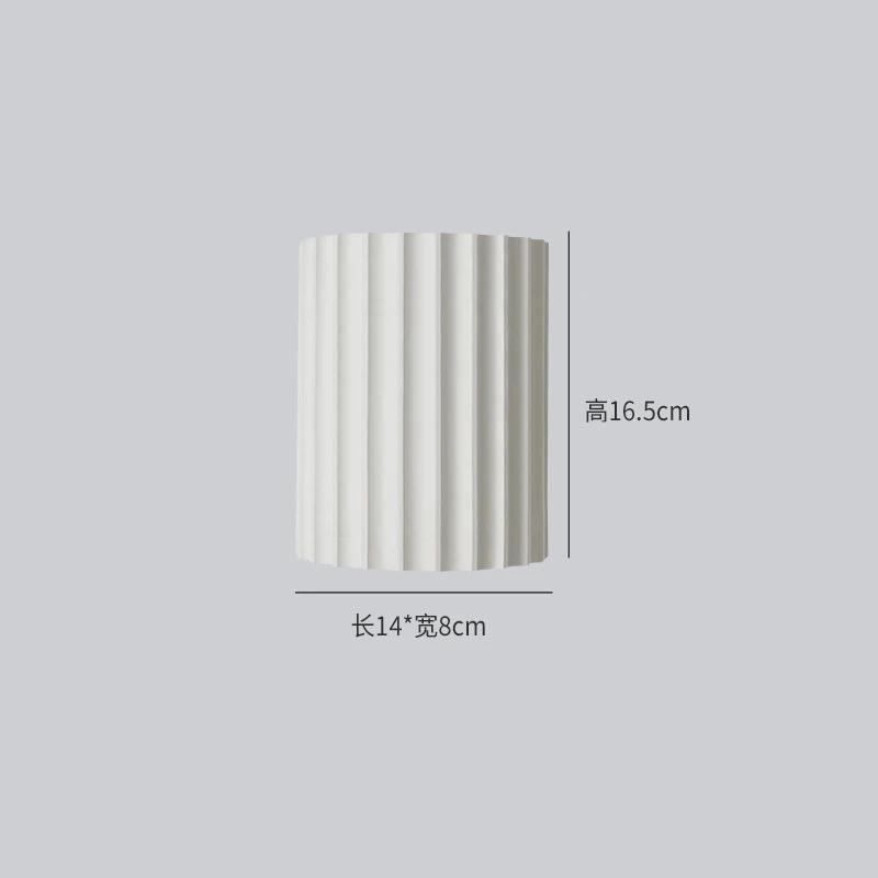 Nordic Modern Resin Wall Lamp Indoor Wall Lighting Bedroom Bedside Lamp Household Background Decoration Living Room Wall Light