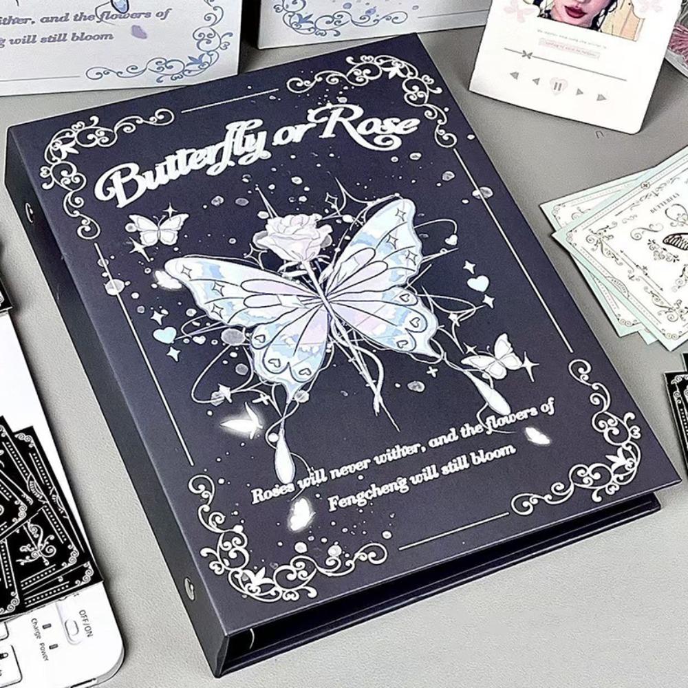 Butterfly Design A5 Photo Album 3-inch Size 3-inch K-pop Idol Photo Binder Concert