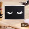 Stylish 50 Count Lash Bags Cute Eyelash Makeup Bags with Zipper