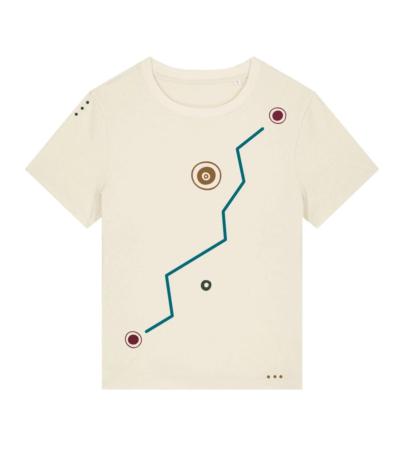

ZERO Geometric Print T-Shirt Unique Pieces Women s Organic Cotton T-Shirt - Ø XL