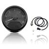 HANSWD LCD Digital Speedometer Tachometer Mileage 4 Stroke 1/2/4 Cylinder Motorcycle with MPH/KMH124MPH/199kg Time 12000rpm