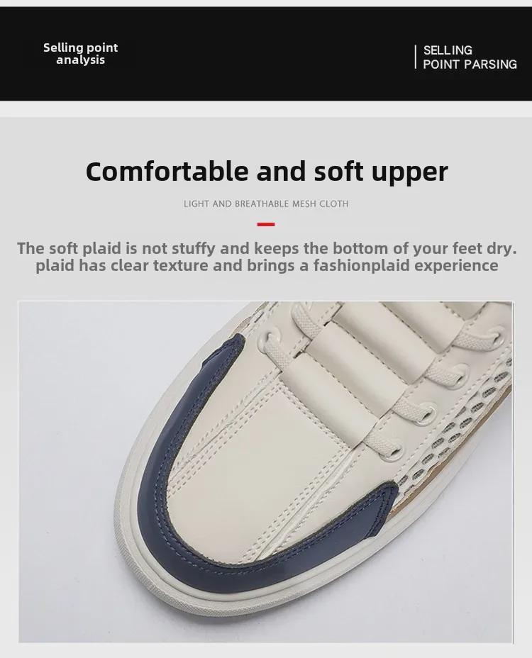 Adidași de vară cu plasă pentru bărbați 2024: Pantofi sport casual respirabili, versatili, ușori, la modă