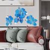 Flower Mirror Wall Stickers Diy Acrylic 3d Decorative Miroir For Home Living Room Bedroom Decor