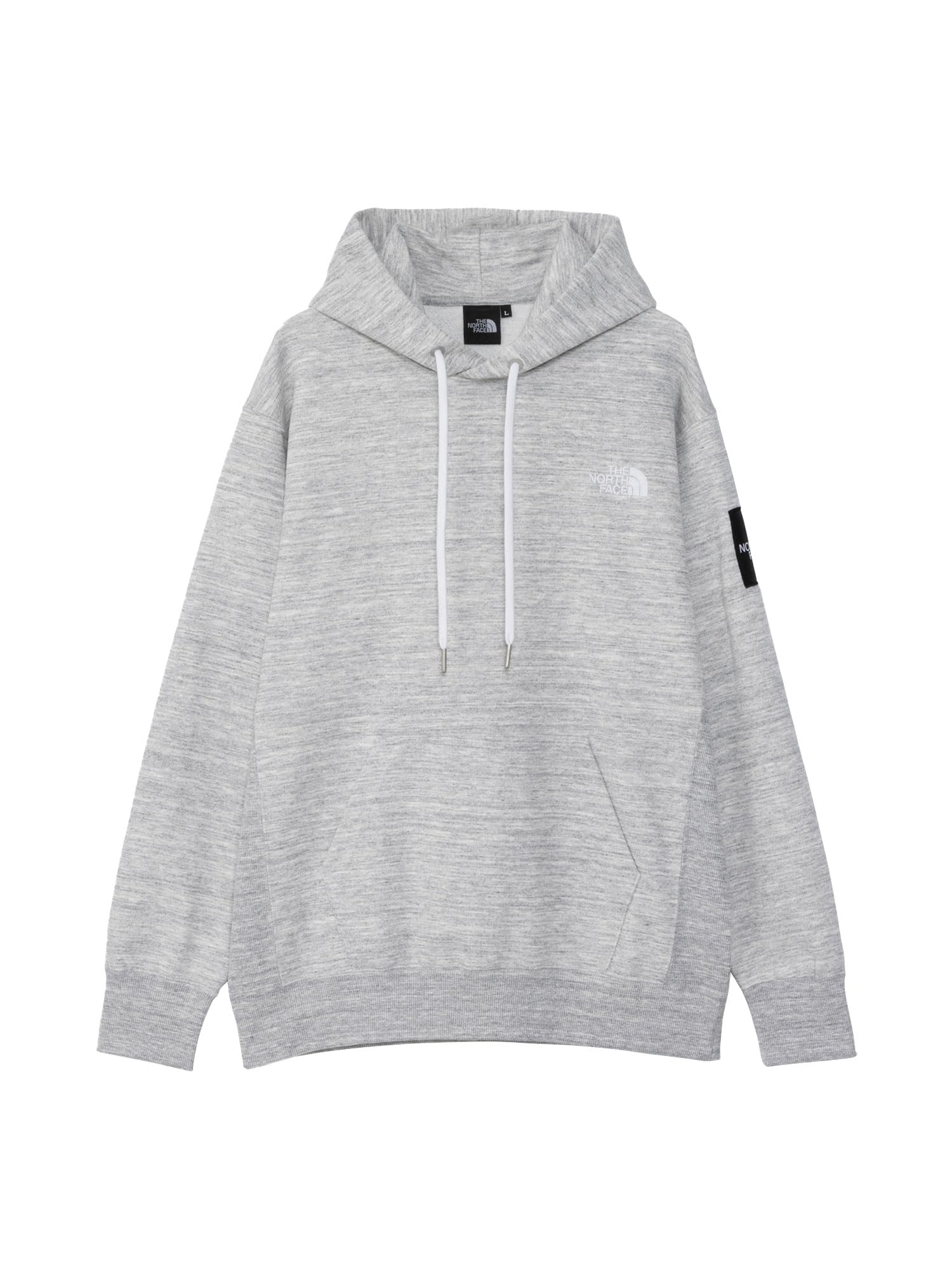 

Толстовка с капюшоном North Square Logo Unisex с флисовой подкладкой, термокомбинированная серая XL [The Face]