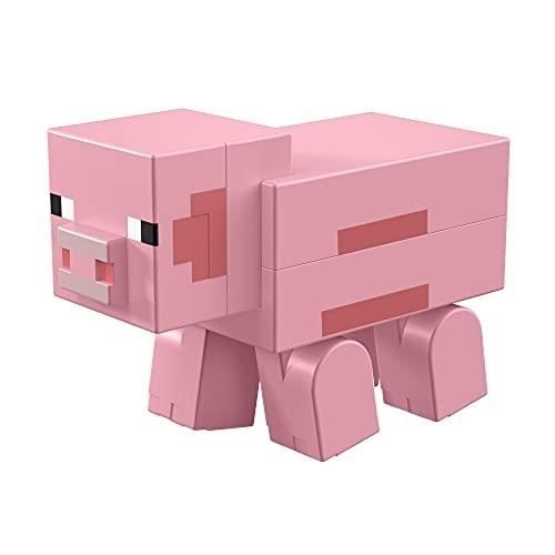 Statua Minecraft maiale 20 cm da assemblare - minecraft - giocattolo d'azione