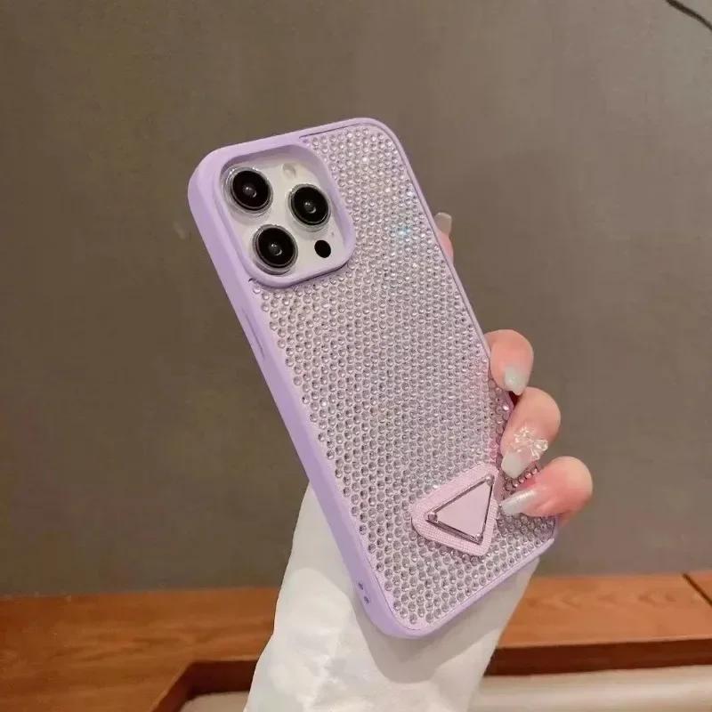 Luxusní Bling Pouzdro na telefon pro iPhone 16 Pro Max 15 14 Plus 13 12 Pro Max Třpytivý Kámen Diamant Lesklý Plná Ochrana Zadní Kryt