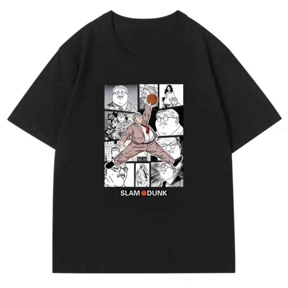 Anime Slam T-Shirt For Men 2023 Japanese Style Manga Women Short Sleeve Tees Tops Basket Ball Team Oversized T Shirts 8XL