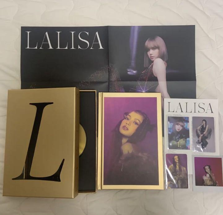 [USED] Blackpink Lalisa Album Rare Trading Cards and Bonus Trading Cards Included
