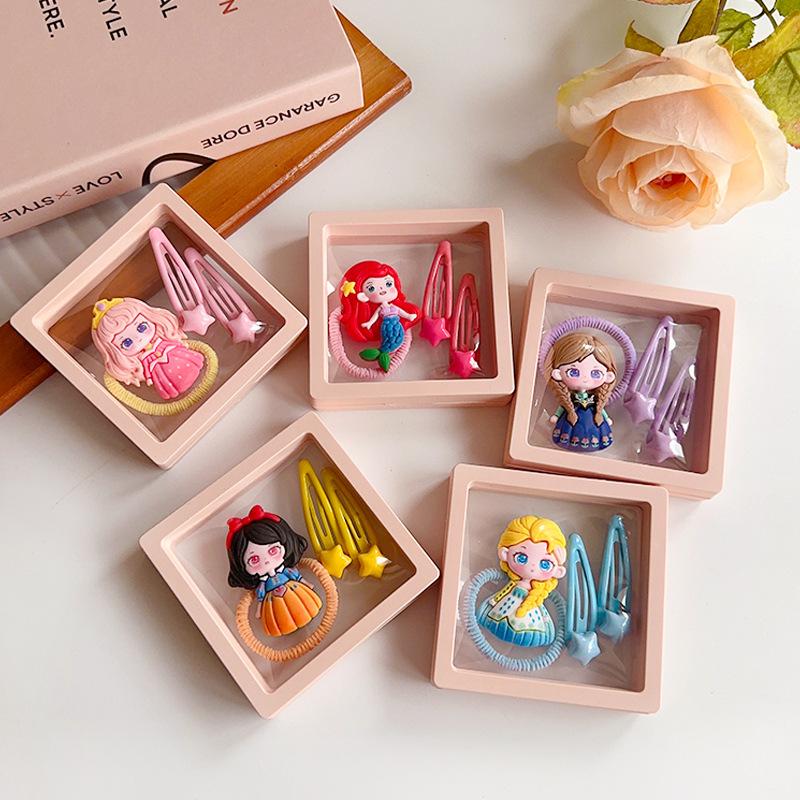Children'S Hairpin Cute Early Autumn Cartoon Hairpin Girl Princess Hairline Bb Clip Bangs Clip Hair Accessories Woman