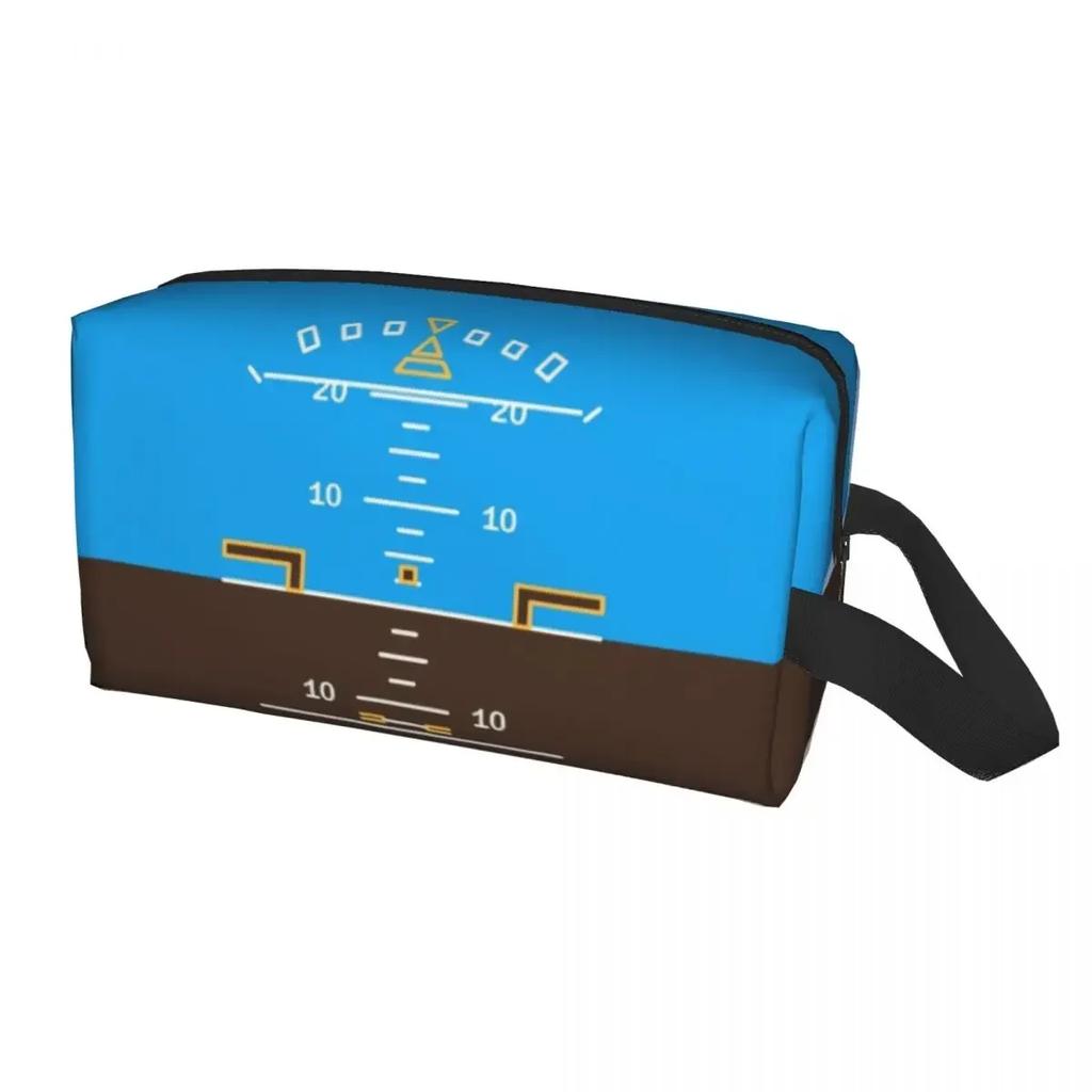 Aeroplanes Flight Toiletry Bag for Airplane Aviation Aviator Makeup Cosmetic Organizer Ladies Beauty Storage Dopp Kit Box