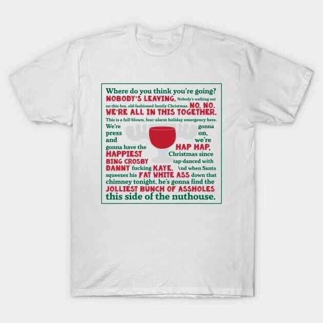 National Lampoon s Christmas Vacation Nobody s Leaving Jolliest Bunch Made in Au XL