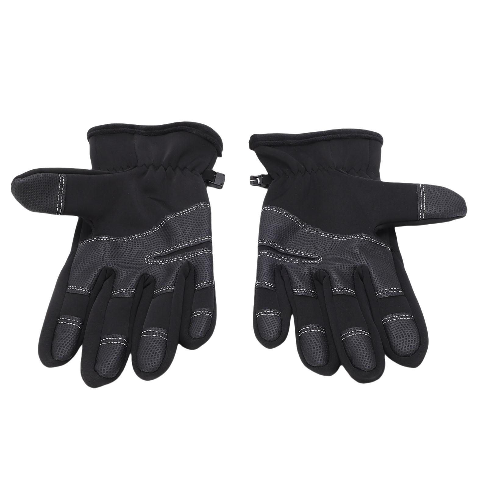 

Winter Touchscreen Gloves, Fleece Lined, Windproof, Non-Slip, for Men and Women, with Touchscreen Compatible Fingertips, for Running,