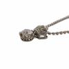 Used Justin Davis Justin Davis Necklace Pendant Crown Crown Chain 925 Silver /AN34