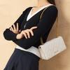 Charles & Keith Dopamine Oil Painting Bag Quilted Chain Small Square Bag Women Crossbody Bag CK6-10680924-WB
