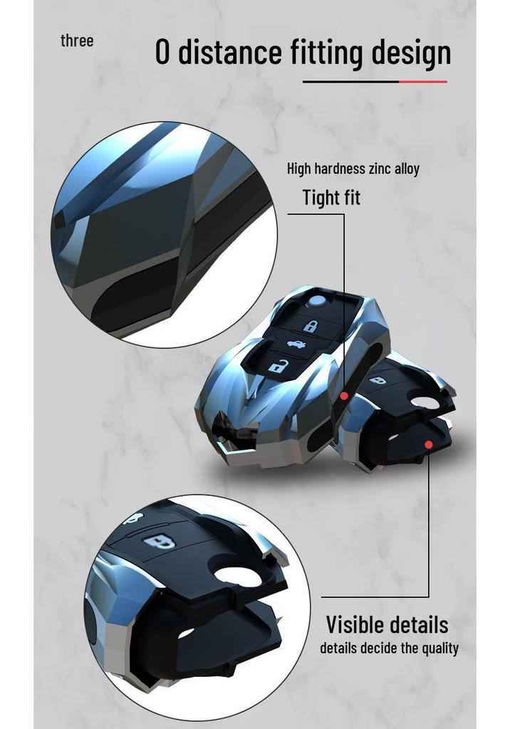 Volkswagen Key Case for Magotan, Passat, Tiguan L, Sagitar, Tayron, CC, Lavida - Trendy Car Shell Buckle Bag.