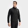 Men's Jacket FILA Fitness Waterproof And Windproof Windbreaker Jacket Men's Pitch Black
